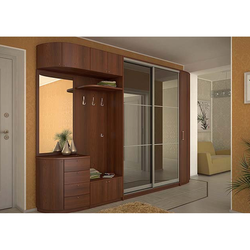 Hallway closet with 3 doors photo