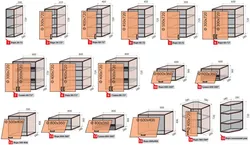 Kitchen height of upper cabinets photo