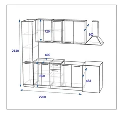 Kitchen height of upper cabinets photo