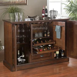 Kitchen bar cabinet design