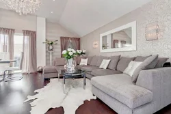 Photo of apartment design with light furniture