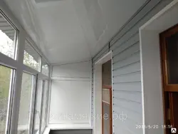 How to cover a loggia with plastic panels photo