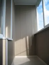 How to cover a loggia with plastic panels photo