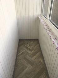 How to cover a loggia with plastic panels photo