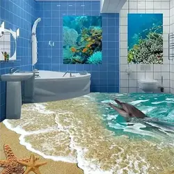 Интерьер ванна 3d