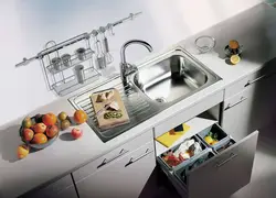 Kitchen with sink 60 cm photo