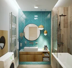 Small bath design color