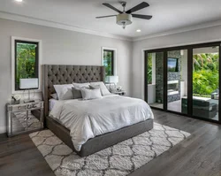 Gray Laminate Bedroom Design