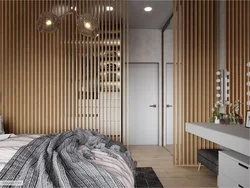 Walls And Floor In The Bedroom Interior Photo