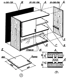 Kitchen cabinet diagram photo