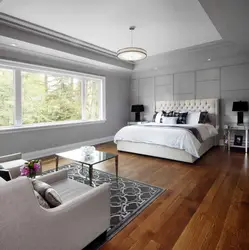 Spacious bedroom design