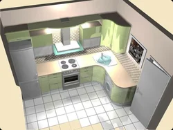 Kitchen Design With Sink Next To Refrigerator