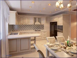 Design Of Kitchen And Dining Room In A House 20 M