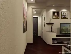 Interior wallpaper in the kitchen and hallway