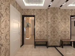 Интерьер обоев в кухне и прихожей