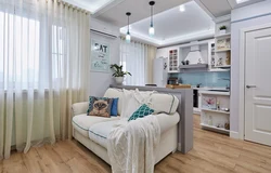 Bir otaqlı otaqda mətbəx dizaynı