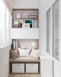 Design Of Balconies In An Apartment As A Bedroom
