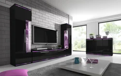 Glossy living rooms in a modern style photo