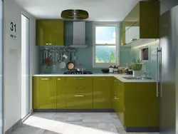 Color Combination In The Kitchen Interior Olive