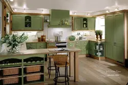 Color Combination In The Kitchen Interior Olive