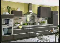 Olive drab kitchen design