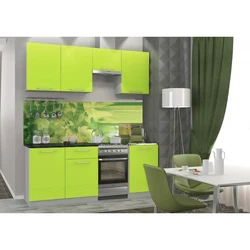Photo of our kitchen light green