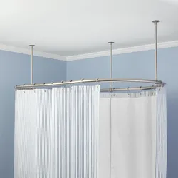 Interior bathroom with cornices