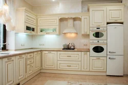 Corner kitchens ivory photo