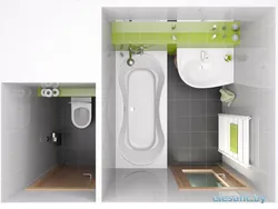 Sharing a bath with a toilet photo