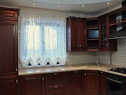 Cornices in the kitchen interior