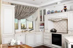 Карнизы в интерьере кухни