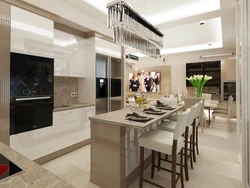 Modern kitchen dining room designs in home