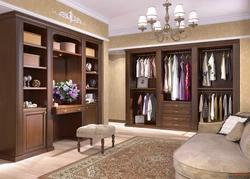 Wardrobe wardrobe in the living room photo