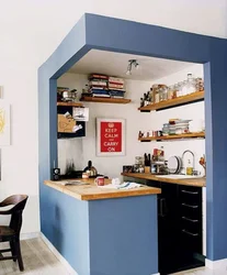 Interior of small rooms kitchen
