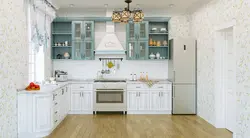Refrigerators for the kitchen in Provence style photo