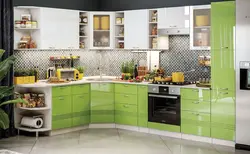 Ready-made modular kitchens corner photos