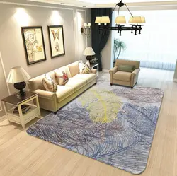 Carpets for the bedroom in a modern style photo