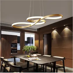LED ceiling chandeliers for the kitchen photo