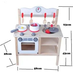 Children's kitchen photo with dimensions
