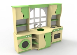 Children's kitchen photo with dimensions