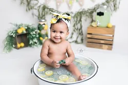 Photo in a fruit bath