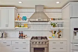 Kitchen design with open hood