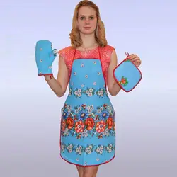 Beautiful kitchen aprons for women photo