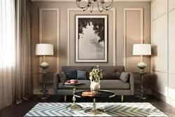 Baguette in the living room interior