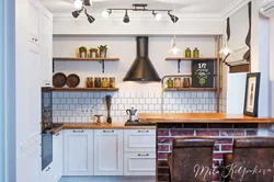 Small corner kitchens in loft style photo