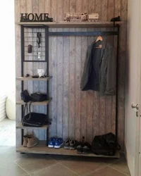 Loft Üslubunda Koridor Metaldan Hazırlanmış Fotoşəkil