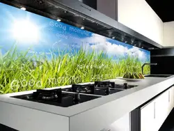 Фото вместо панели для кухни