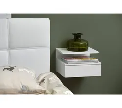 Hanging bedside tables for bedroom photo