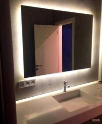 Bathroom Mirrors With Lighting Photo