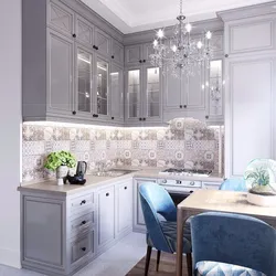 Modern classic kitchen design white